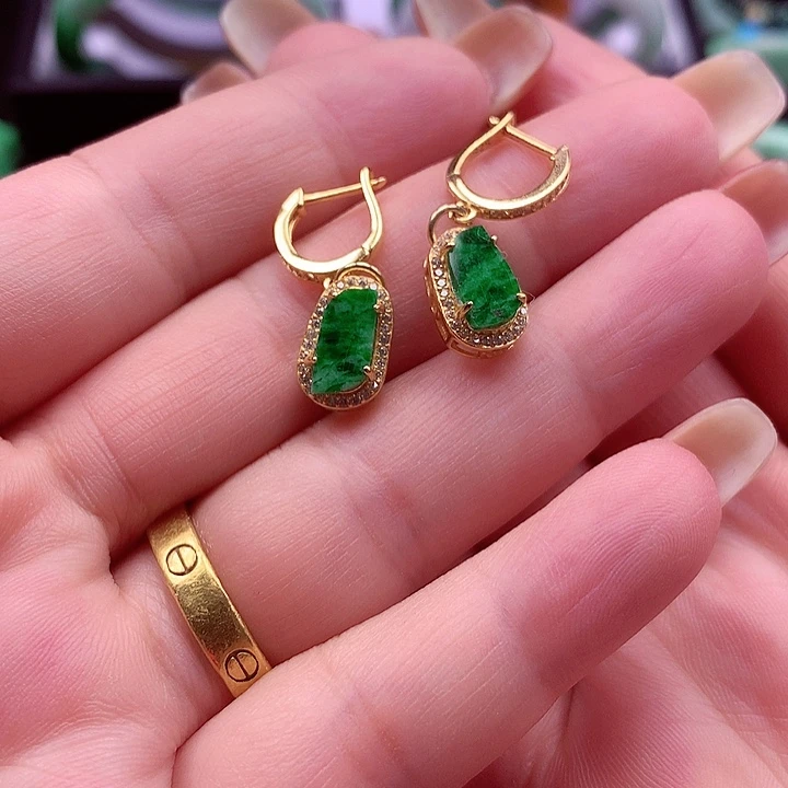 颈饰银S925镶嵌翡翠翡翠