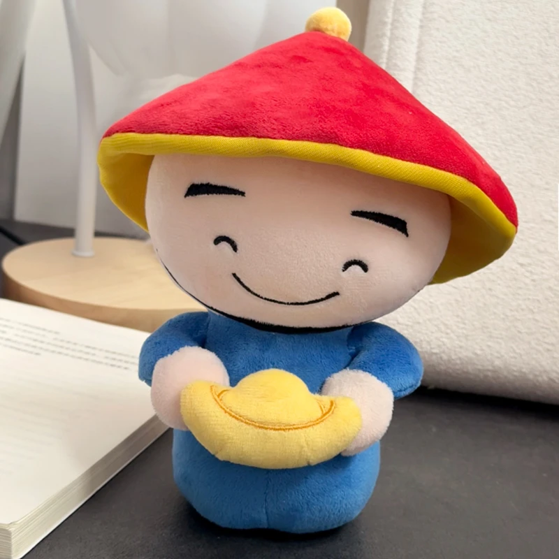 新品潮玩内侍声控音效奴才给您请安啦语音毛绒玩具搞笑摆件解压