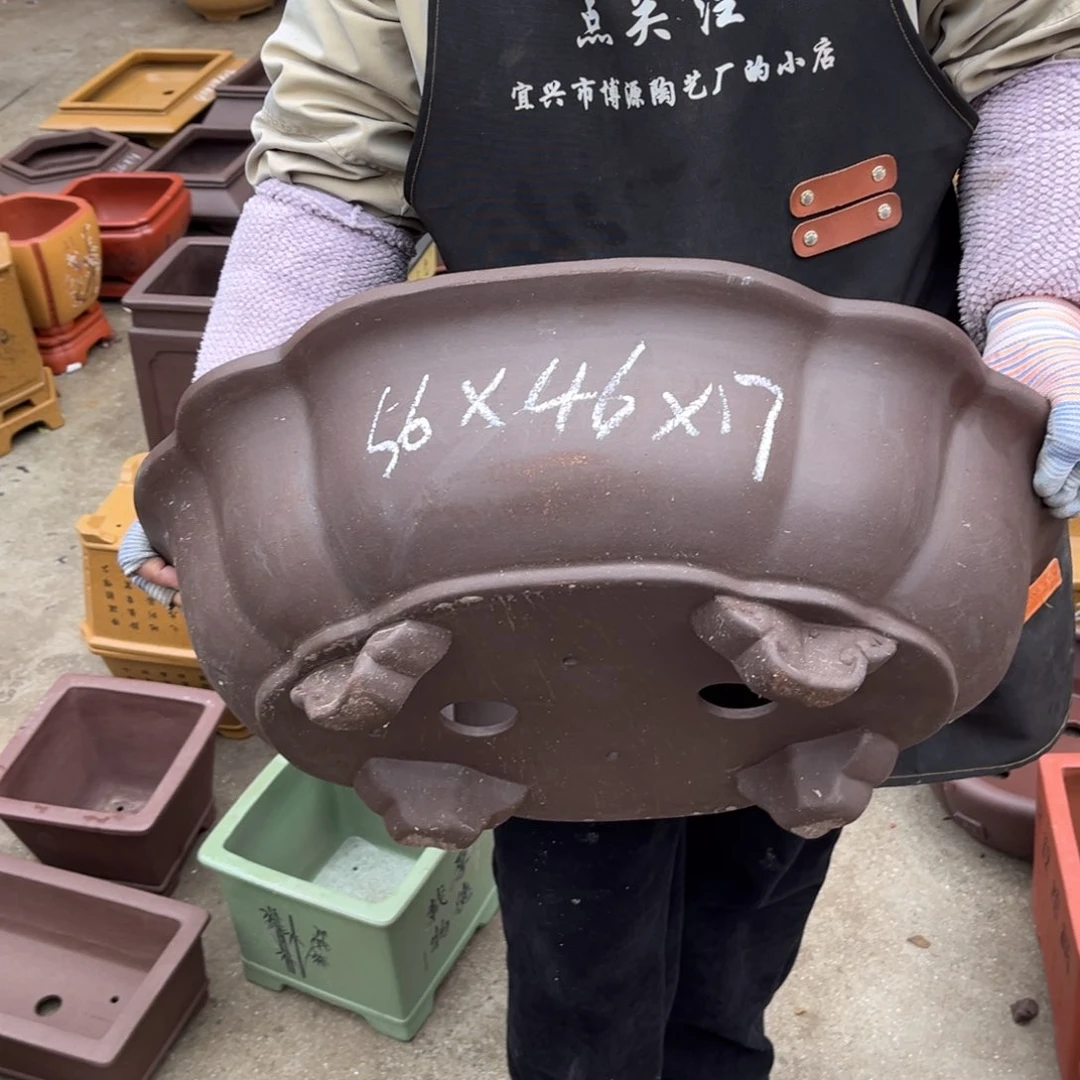 紫砂花盆盆景艺术