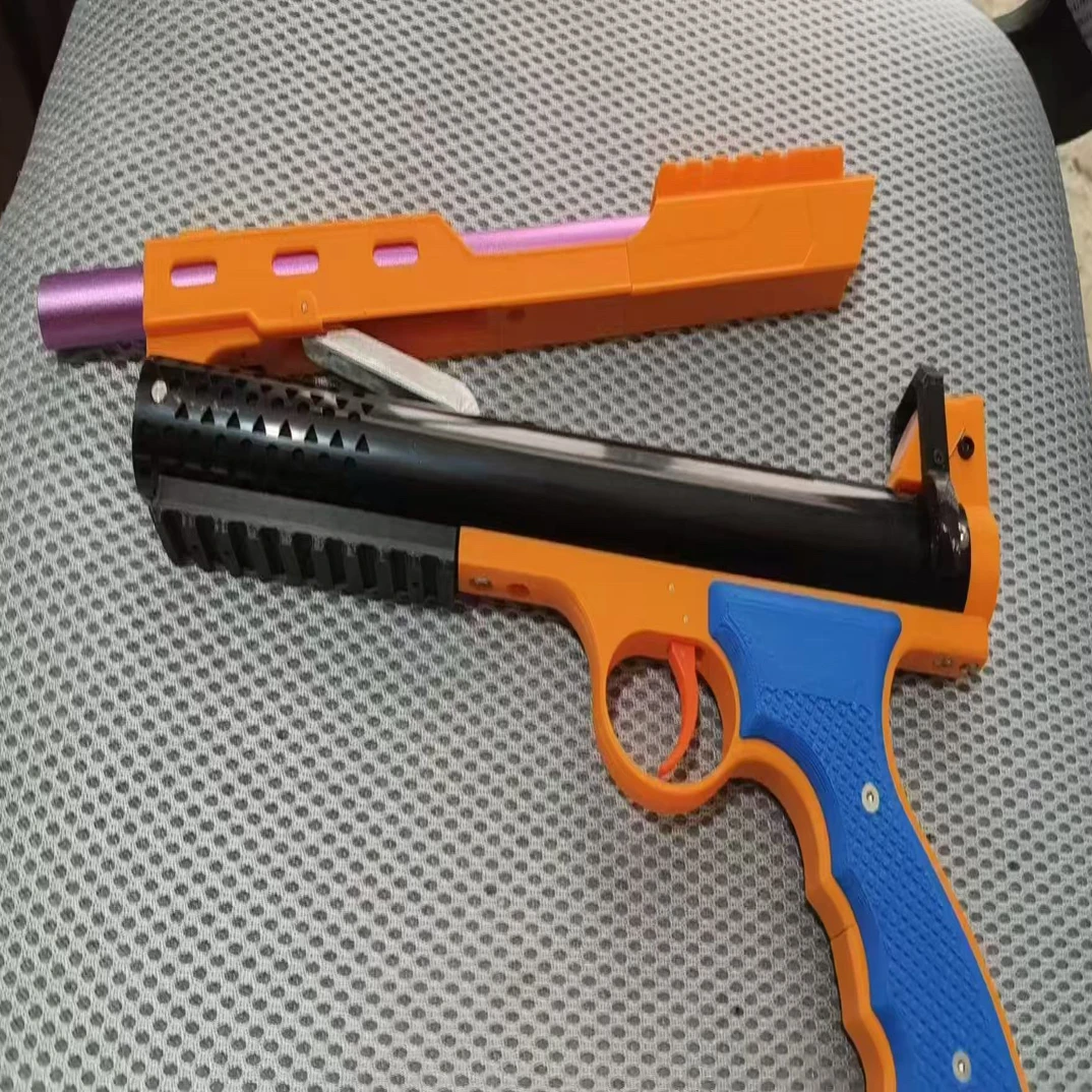 手工DIY海绵软弹发射器软蛋玩具适合户外玩耍男孩玩具