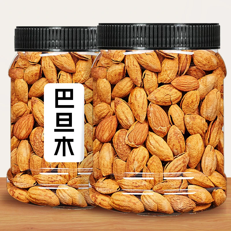 新货大颗粒开口好剥200g罐装奶香巴旦木500g罐装坚果年货Tb
