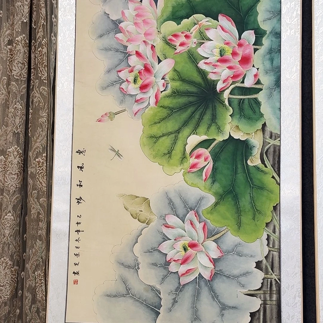 纯手绘国画作品好看四尺