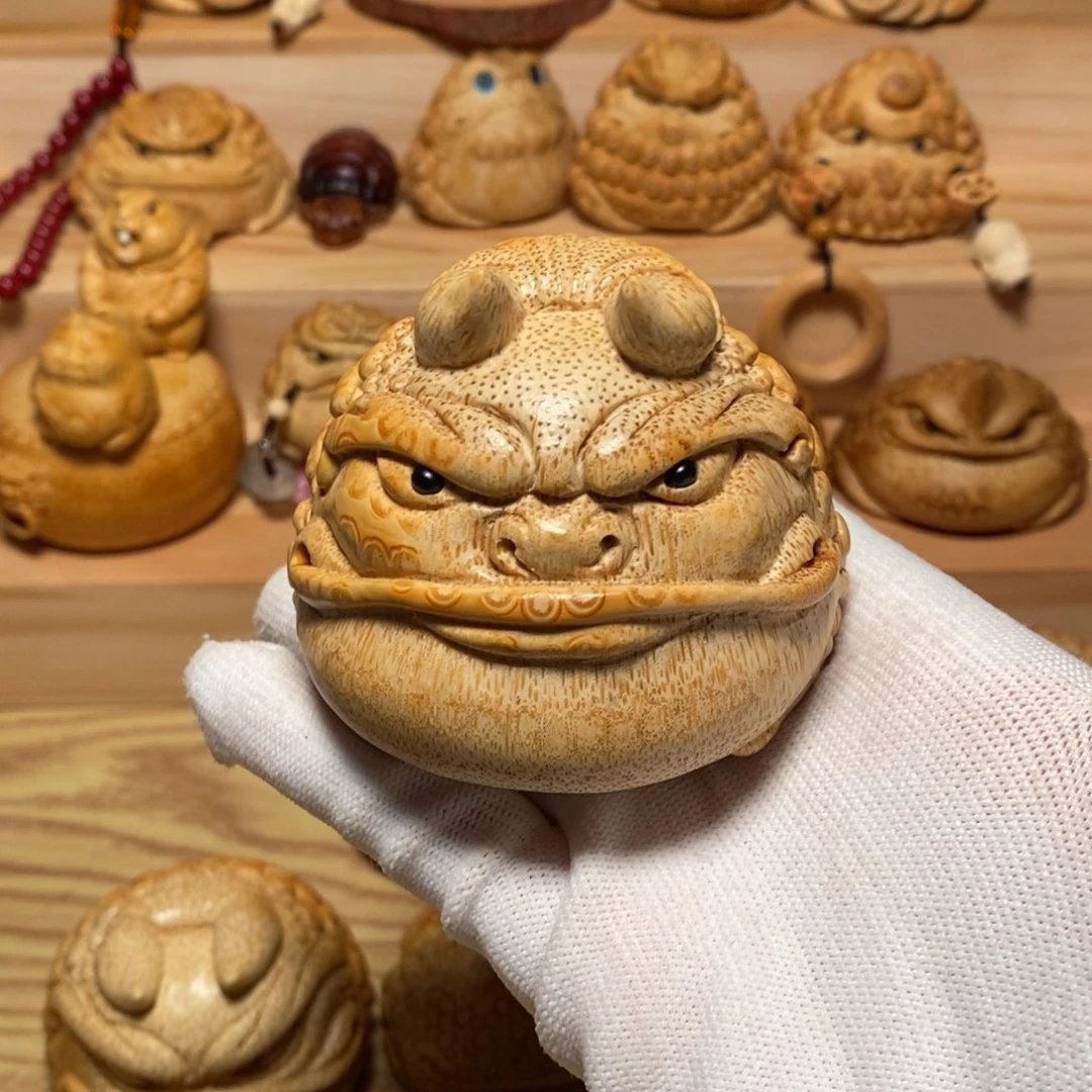 梦***魂香榧木竹根雕————