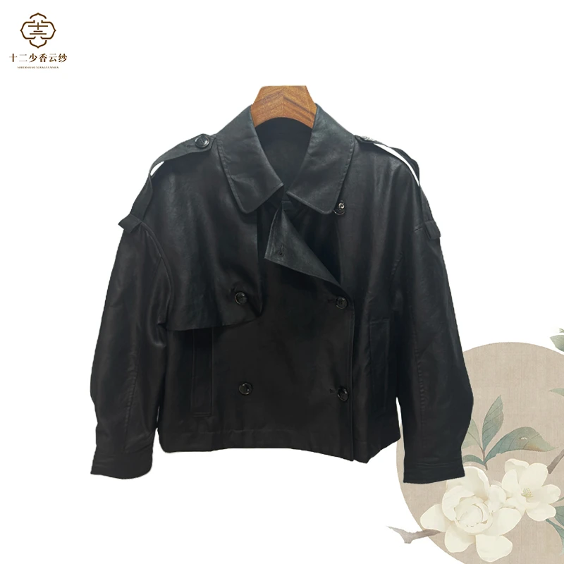 短款新中式常规秋季修身型短外套设计师lulu风