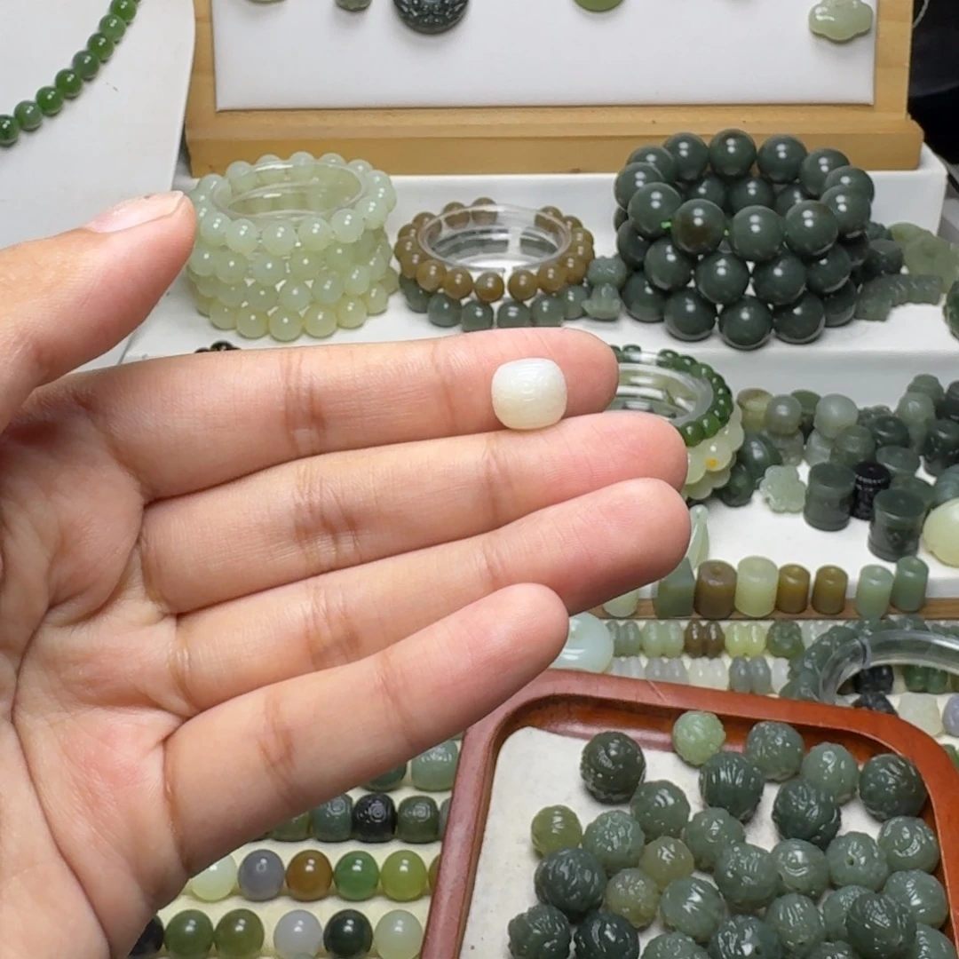 阿***哥和田玉未镶嵌珠宝半成品和田玉白玉9-10