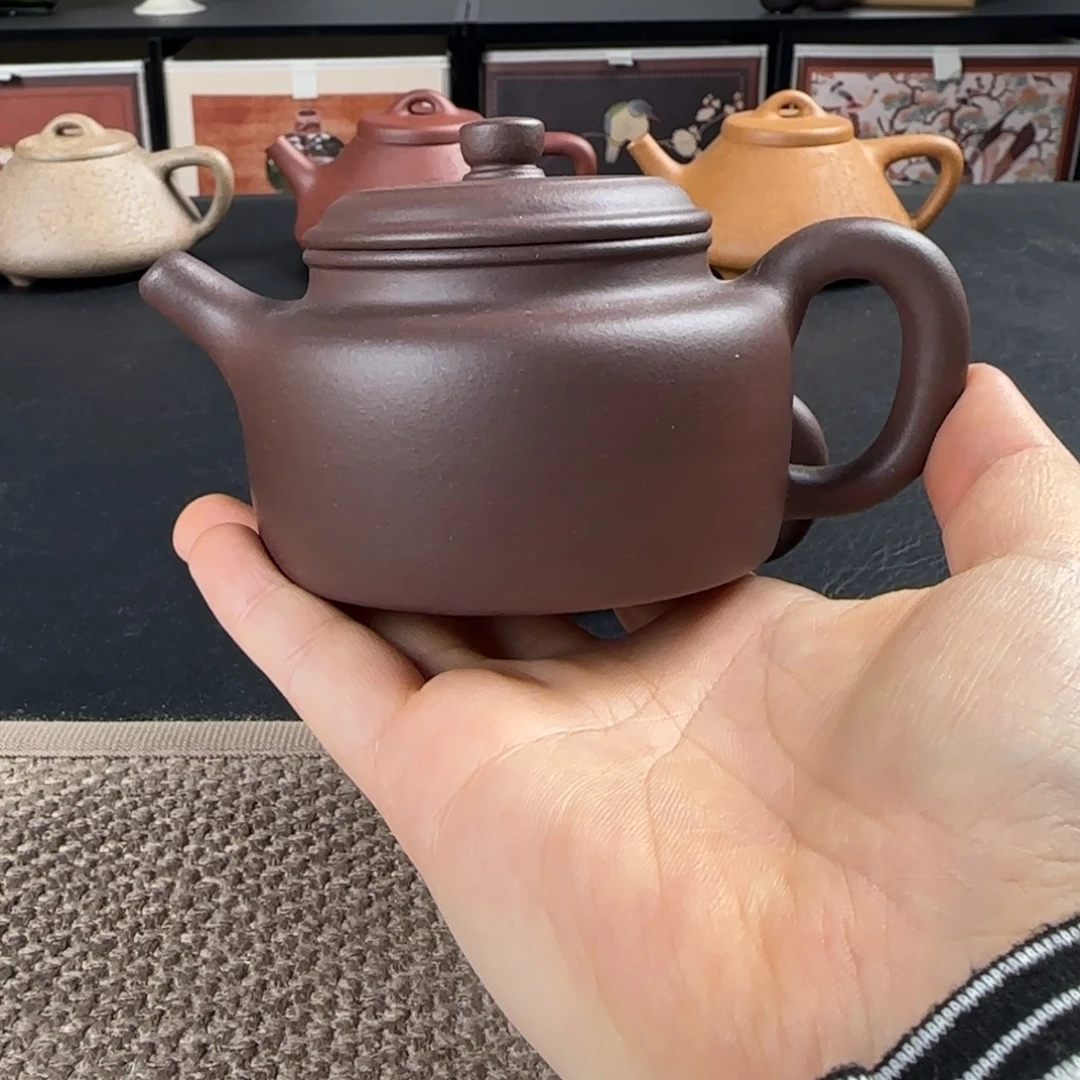 茶壶紫砂微瑕德钟