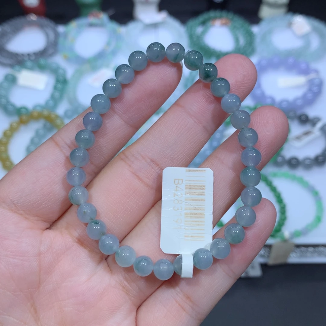 未镶嵌手串翡翠天然