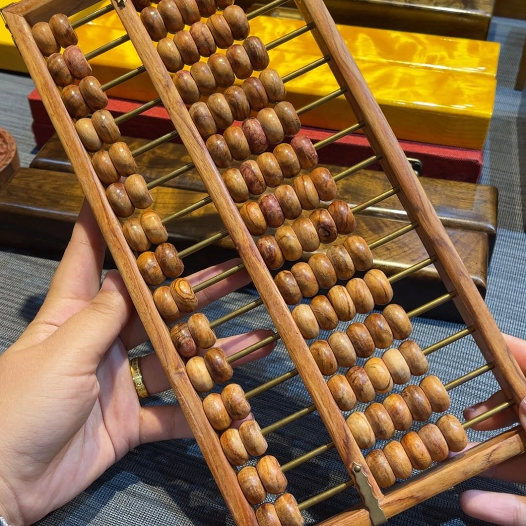 紫檀木类成套家具，海黄算盘