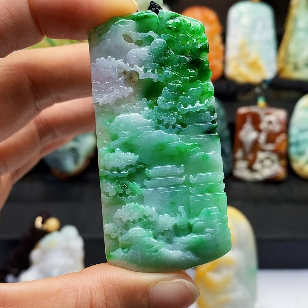 颈饰未镶嵌翡翠翡翠A 一物一证