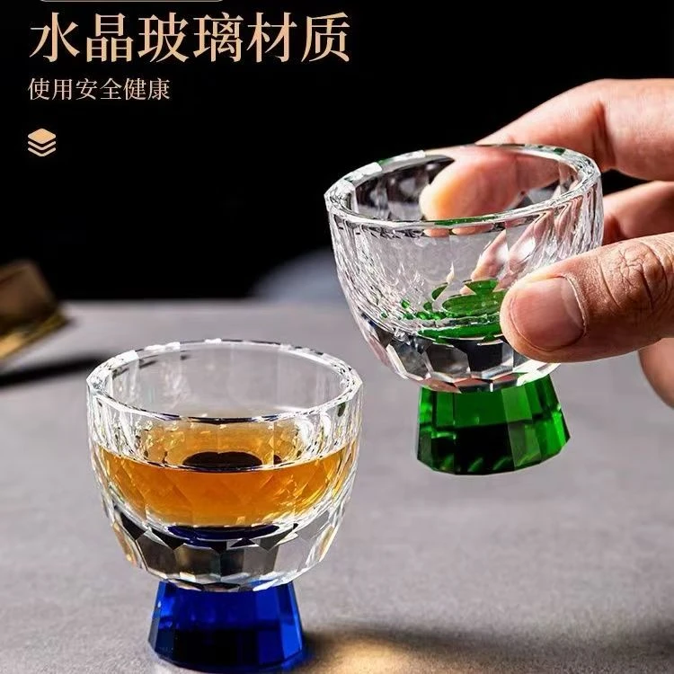 高档水晶玻璃小茶杯主人杯