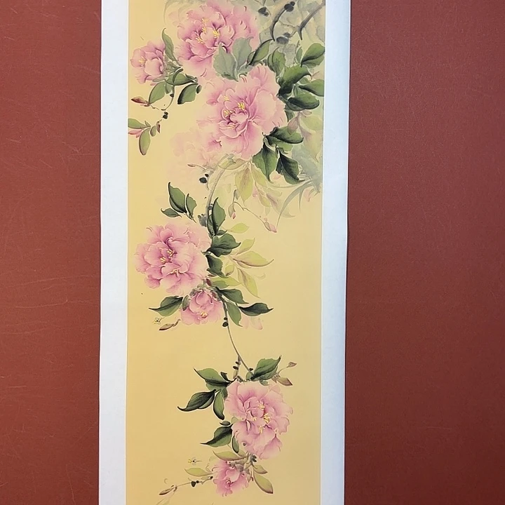 国画听兰老师花鸟