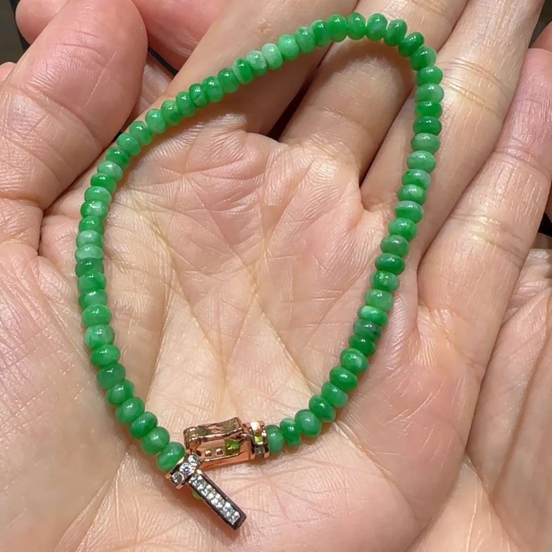 翡翠未镶嵌颈饰手串卡4