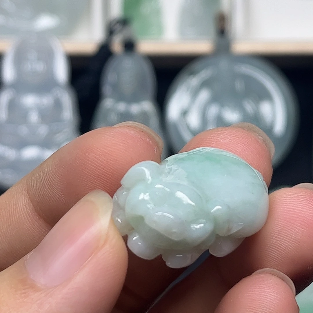 颈饰未镶嵌翡翠缅甸天然翡翠