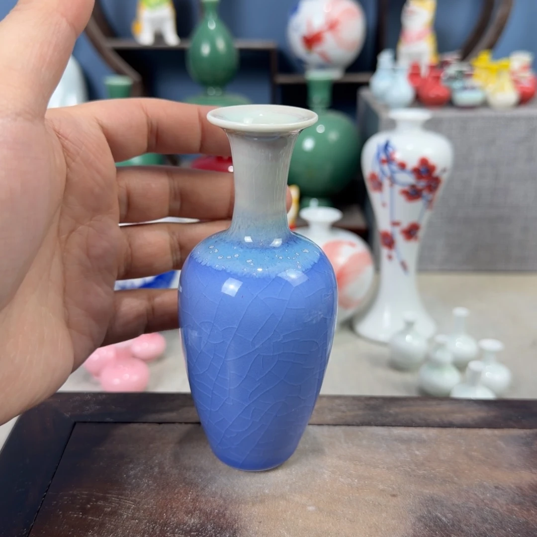 陶瓷手工小花器摆件