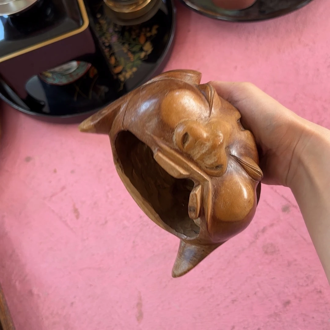 瓷片木头 有一条木裂