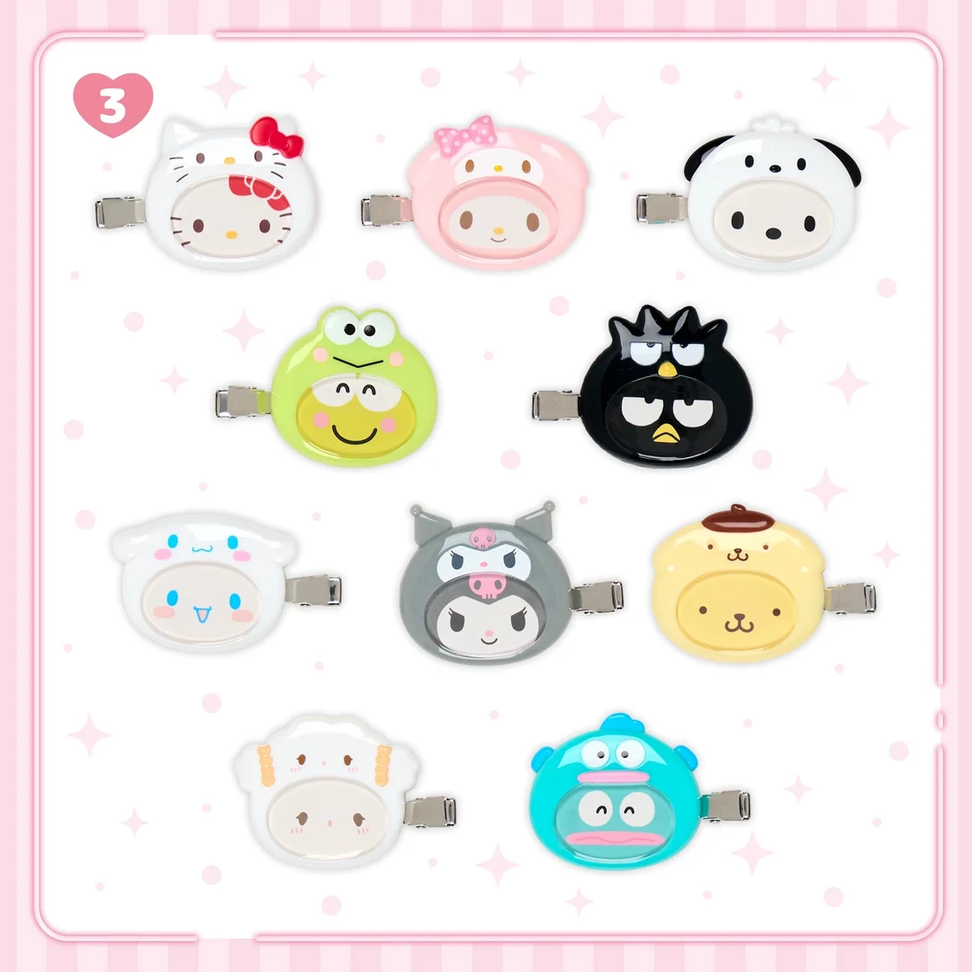 三丽鸥角色应援发夹盲盒（盲盒代拆）