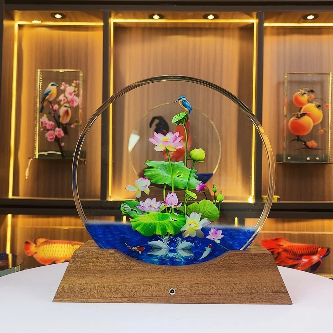 【闪购商品】人造水晶用****2荷花