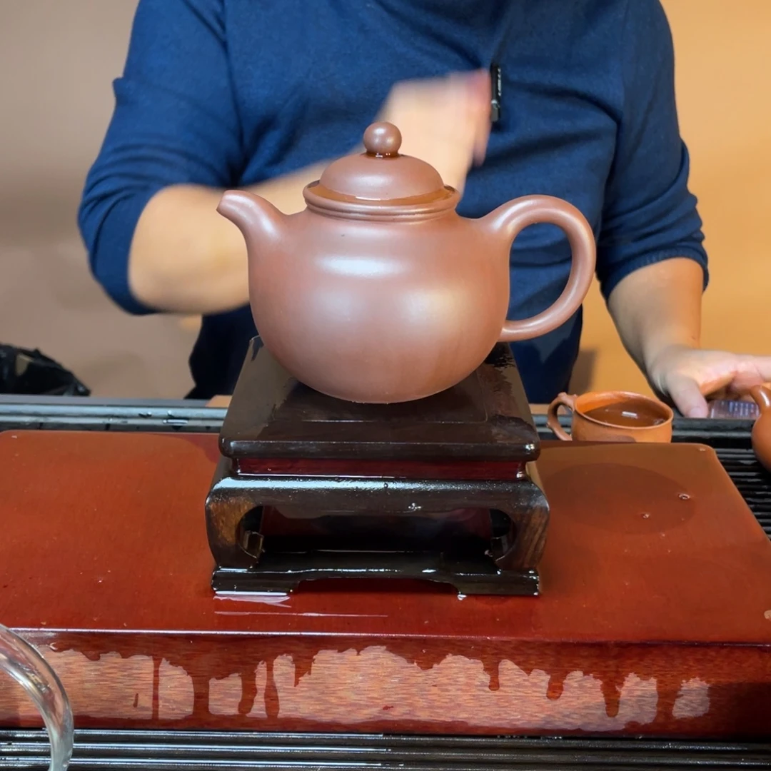 茶壶紫砂高端500cc紫泥高温