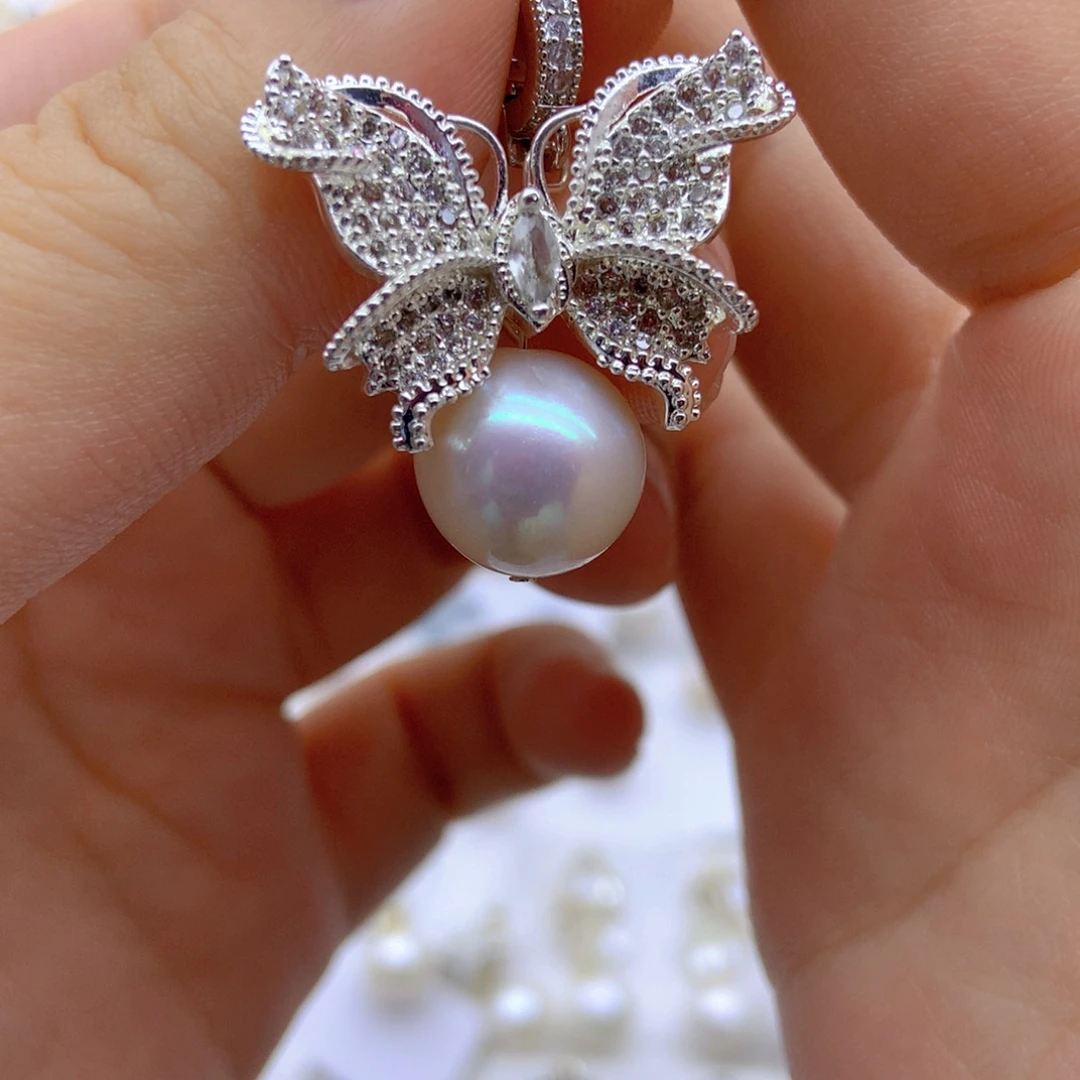 未镶嵌淡水珍珠耳饰