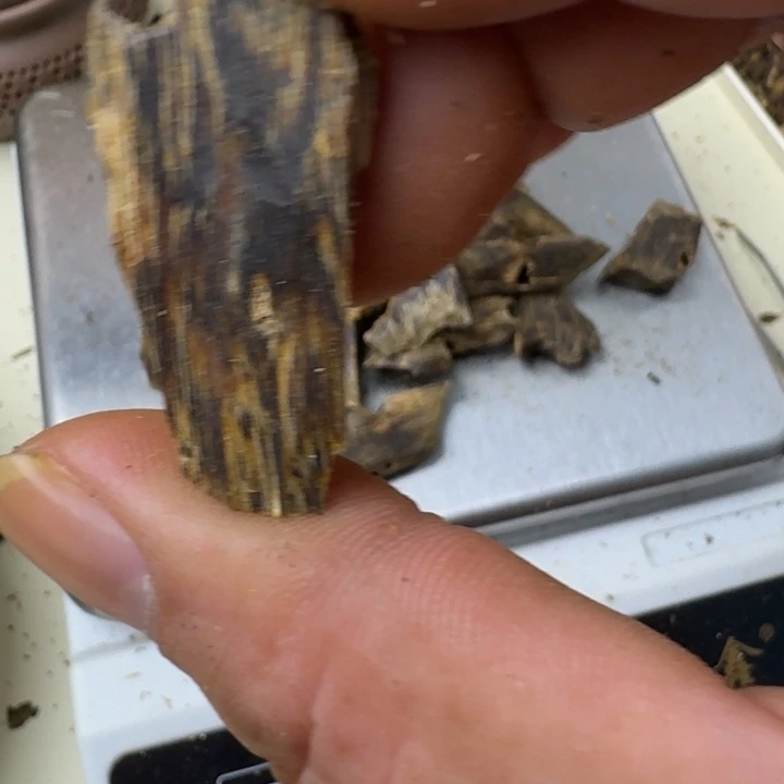 D***N沉香沉香碎屑张勺子高油块料50克