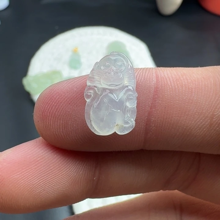 翡翠未镶嵌耳饰40