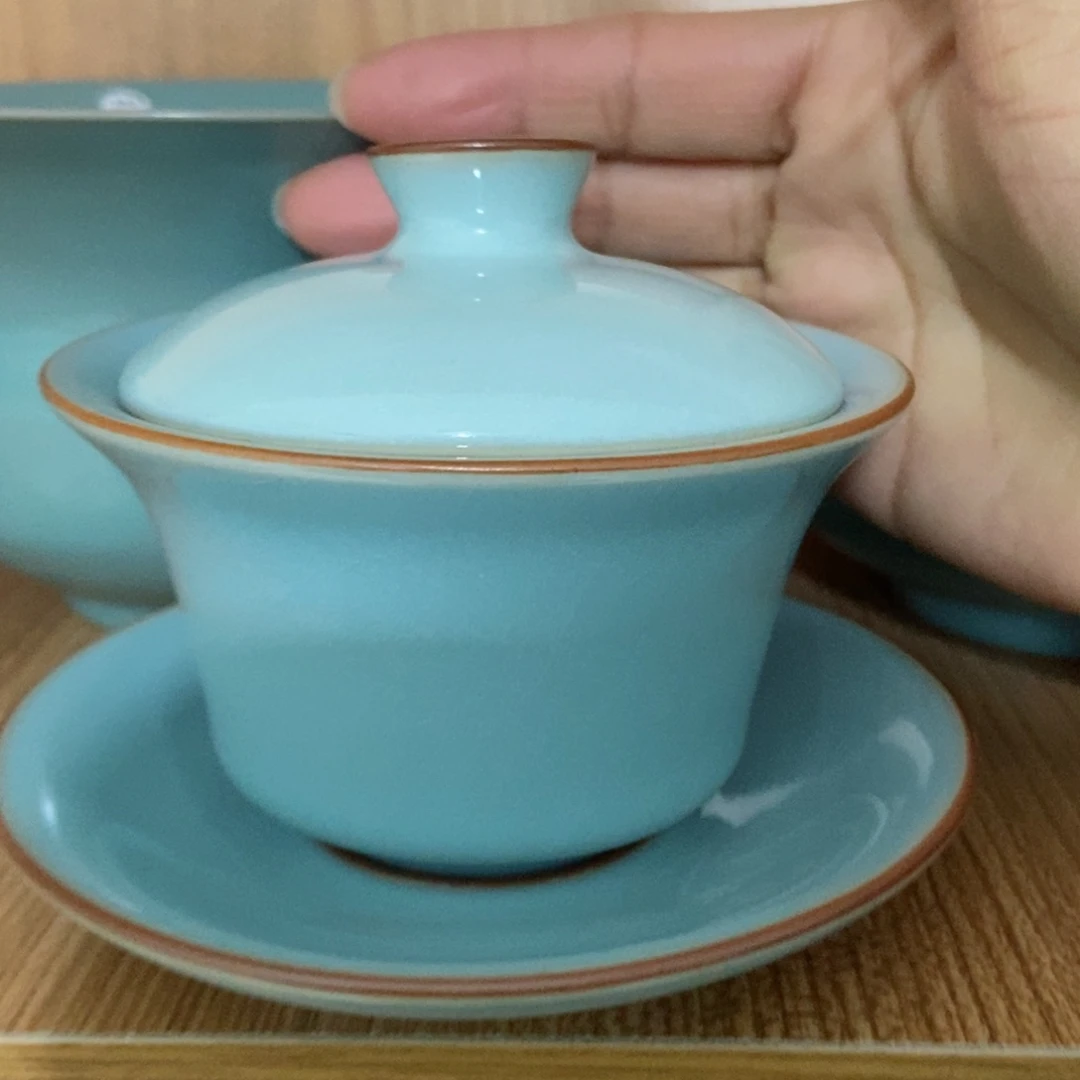 原产地原矿汝瓷～盖碗