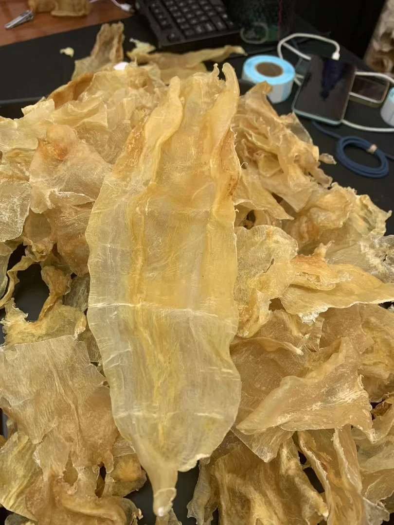 广东汕头-日晒花胶断胶鱼胶碎鱼肚干-炖汤煲汤--500g