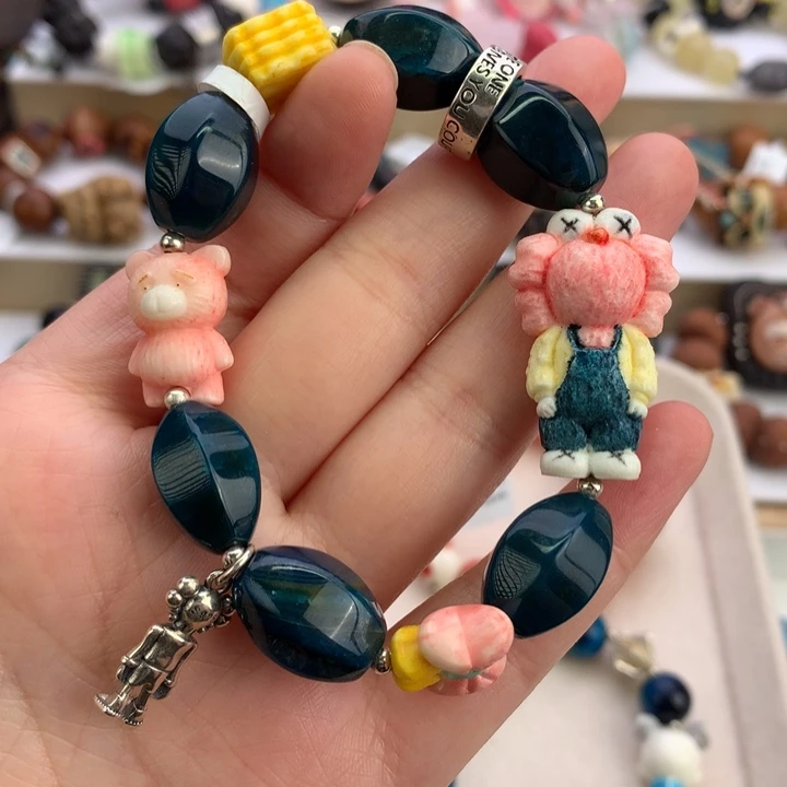 非金属kawas潮牌手串