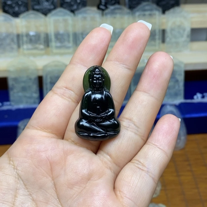 【闪购商品】蛇纹石玉未镶嵌颈饰浅*