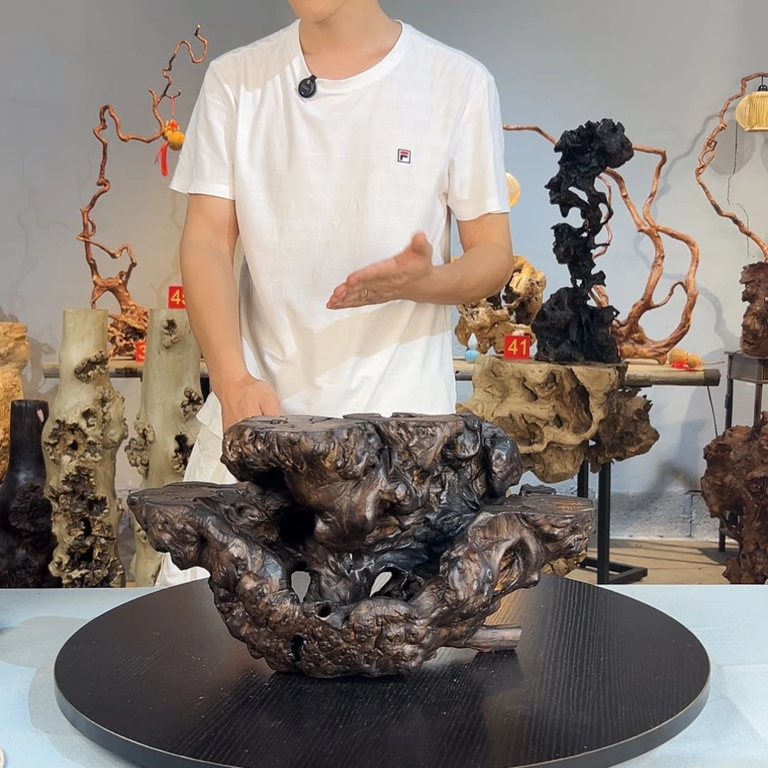 晓***东香榧木皖南根雕111自然一体