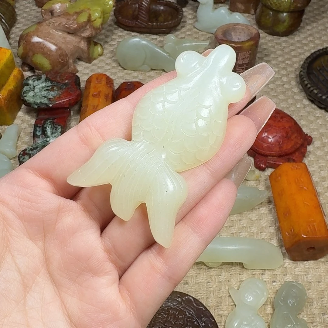 白玉菩提吊坠挂件