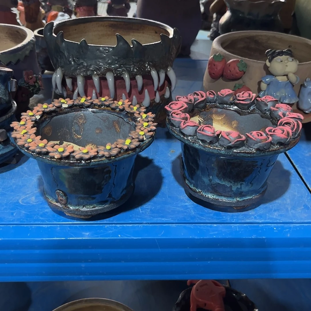 微瑕14 号陶然花器手工花盆