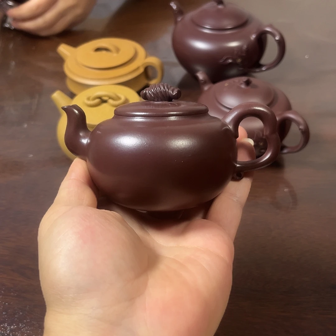茶壶紫砂宜兴原矿紫砂壶手工艺品