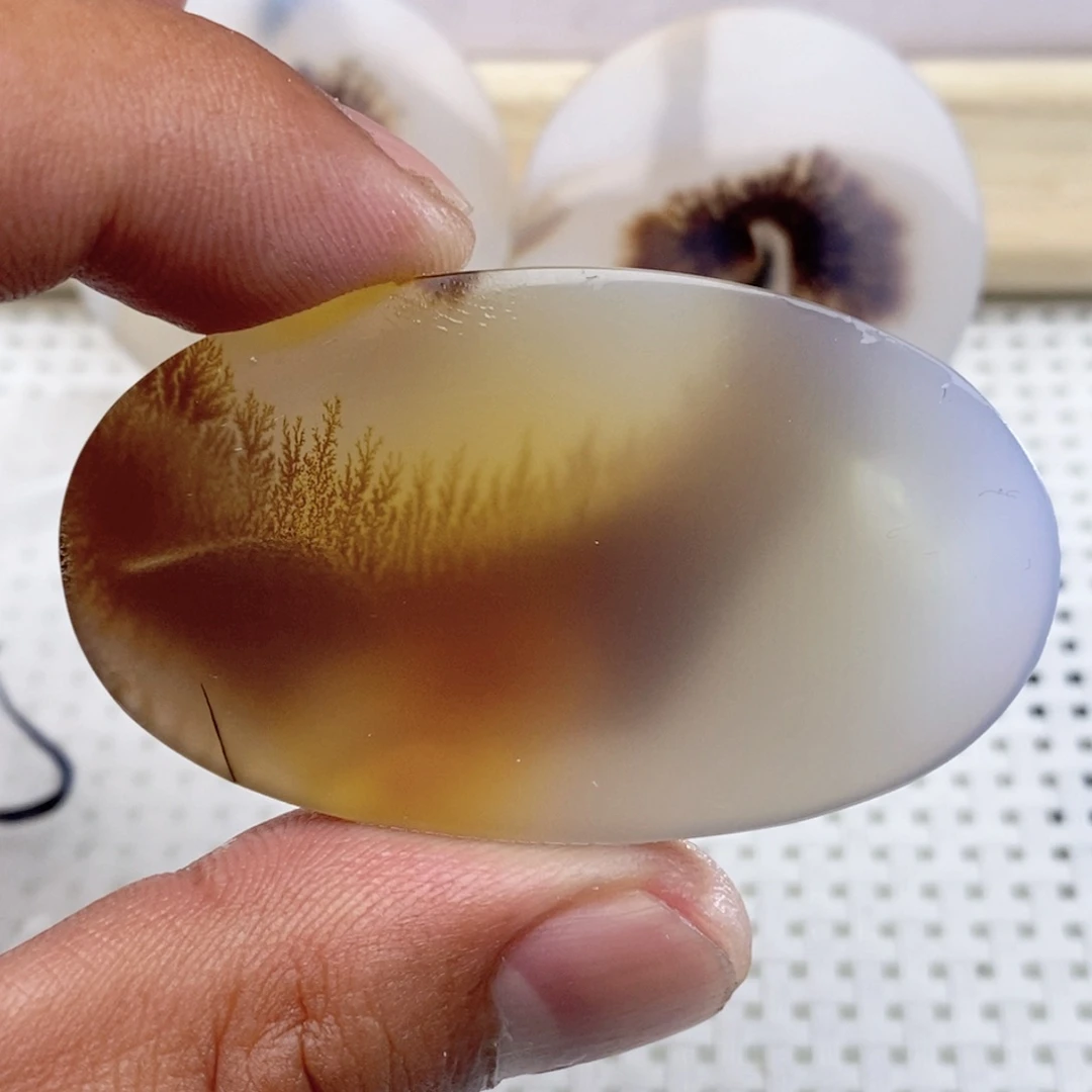 玛瑙/玉髓颈饰未镶嵌朵*