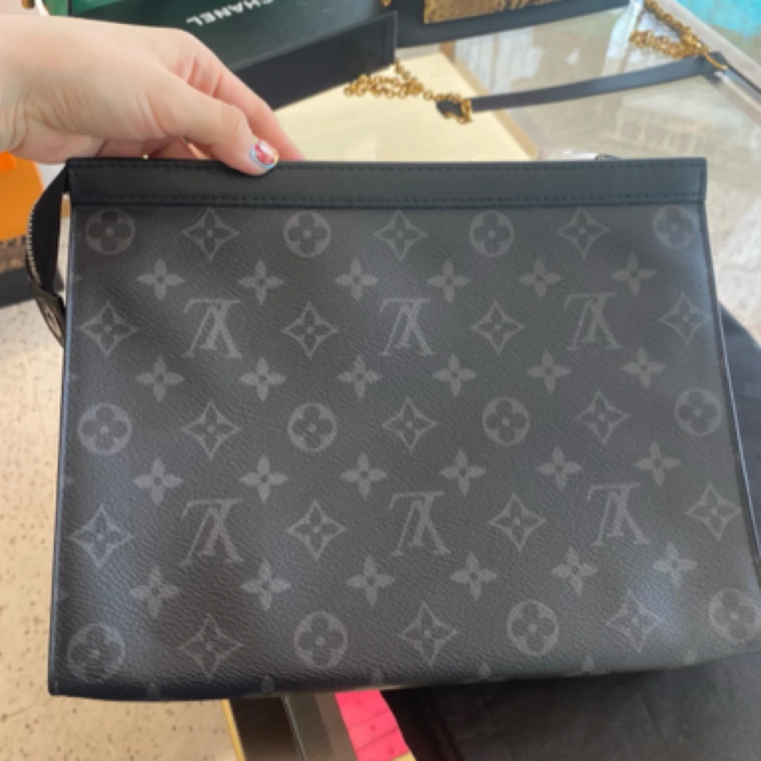 99新 LouisVuitton/路易威登 LV路易威登 黑老花洗漱包 17年