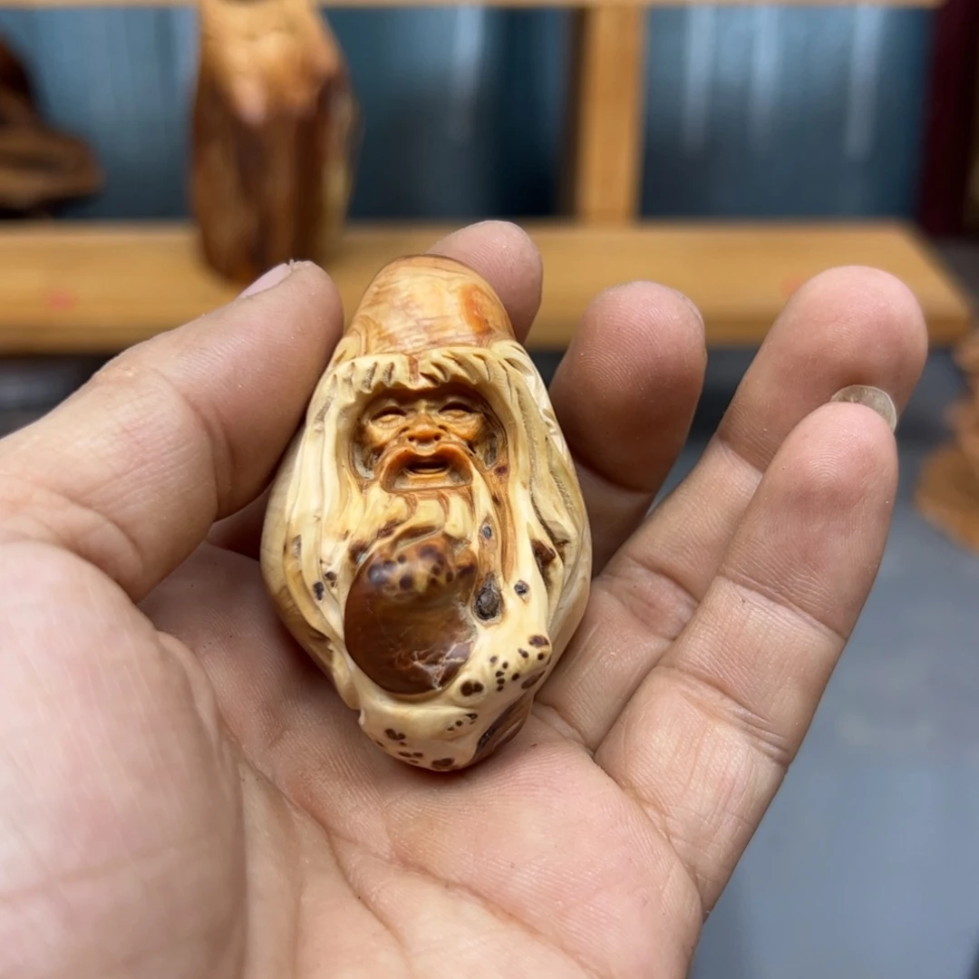 三***曼木崖柏木摆件手把件