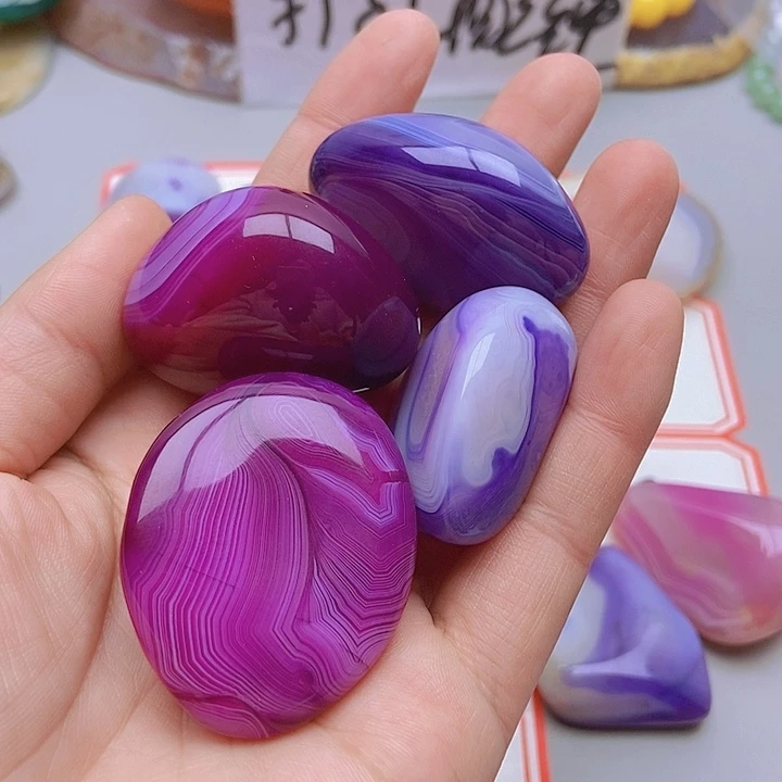 【闪购商品】玛瑙/玉髓珠宝半成品未镶嵌花****啰