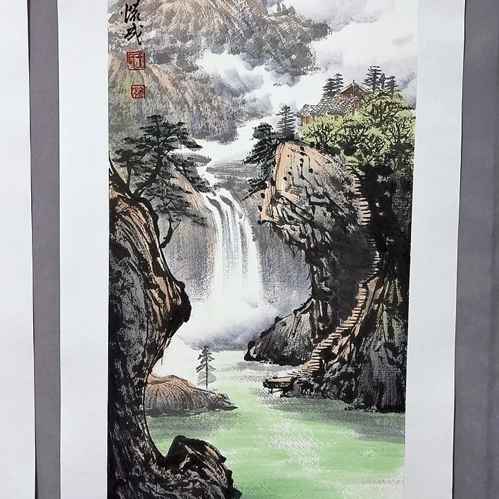 国画亲笔手绘放心去藏