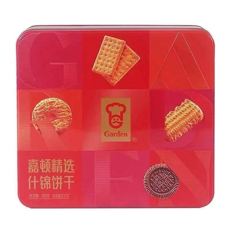 嘉顿精选什锦饼干礼盒装380多口味曲奇饼干铁盒端午礼品网红零食