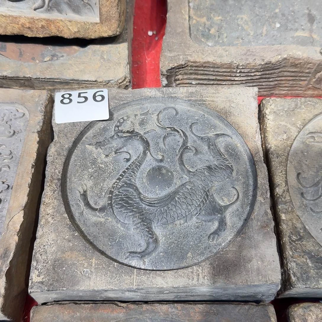 老砖后刻干泡茶台