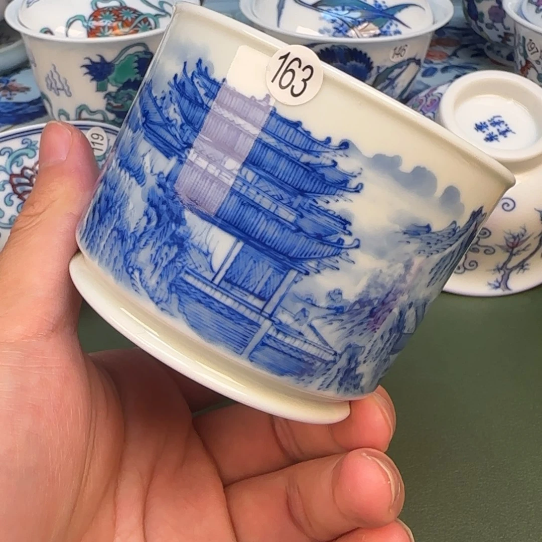 彦祖纯手工手绘茶具163