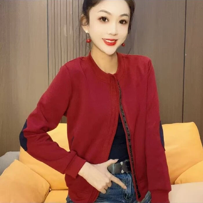 2716#洋气时尚卫衣外套