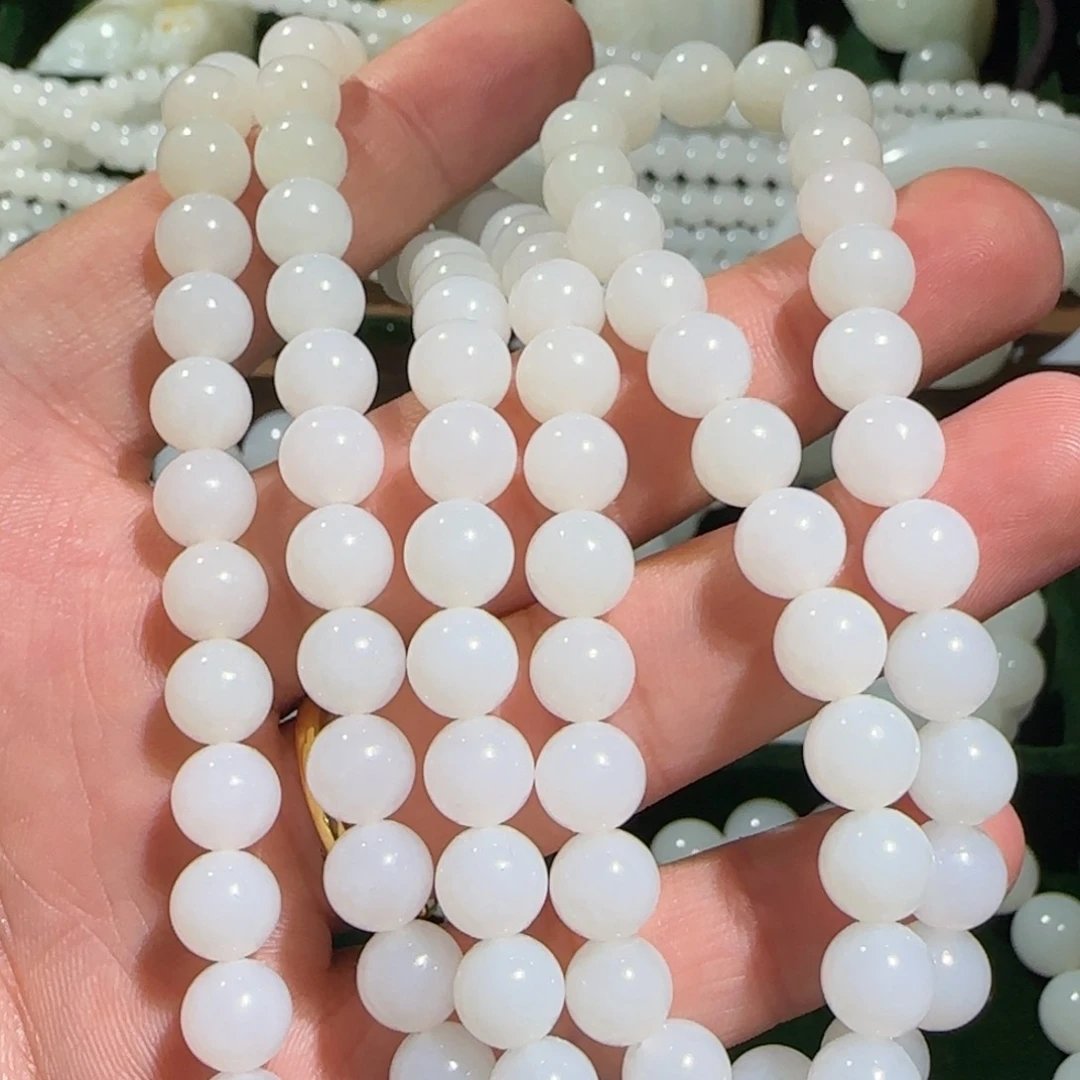 和田玉未镶嵌颈饰放**界