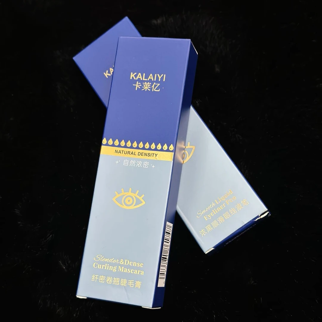 【粉丝福利】KALAIYI卡莱亿纤密卷翘睫毛膏浓黑顺滑持久眼线液笔