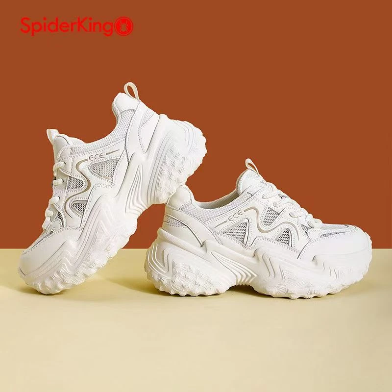 蜘蛛王女鞋夏季特价厚底增高老爹鞋休闲鞋女百搭运动鞋小白鞋