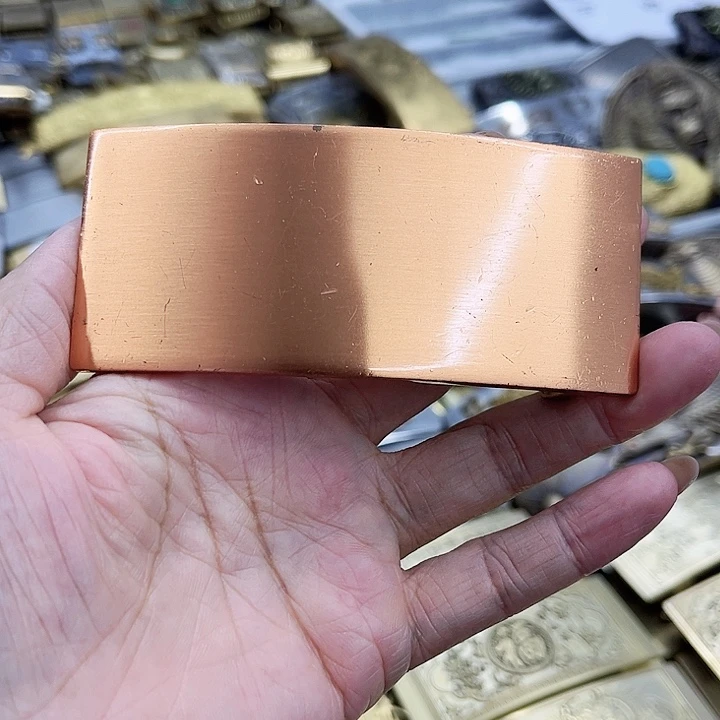 紫铜4.0宽扣眼镶嵌一条龙