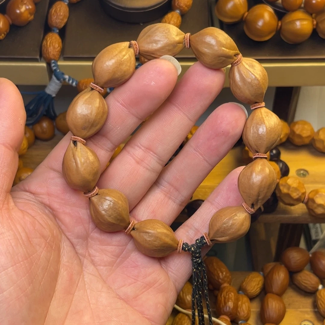 黎***鸢手串/手链橄榄核1623小铁核 微紫皮