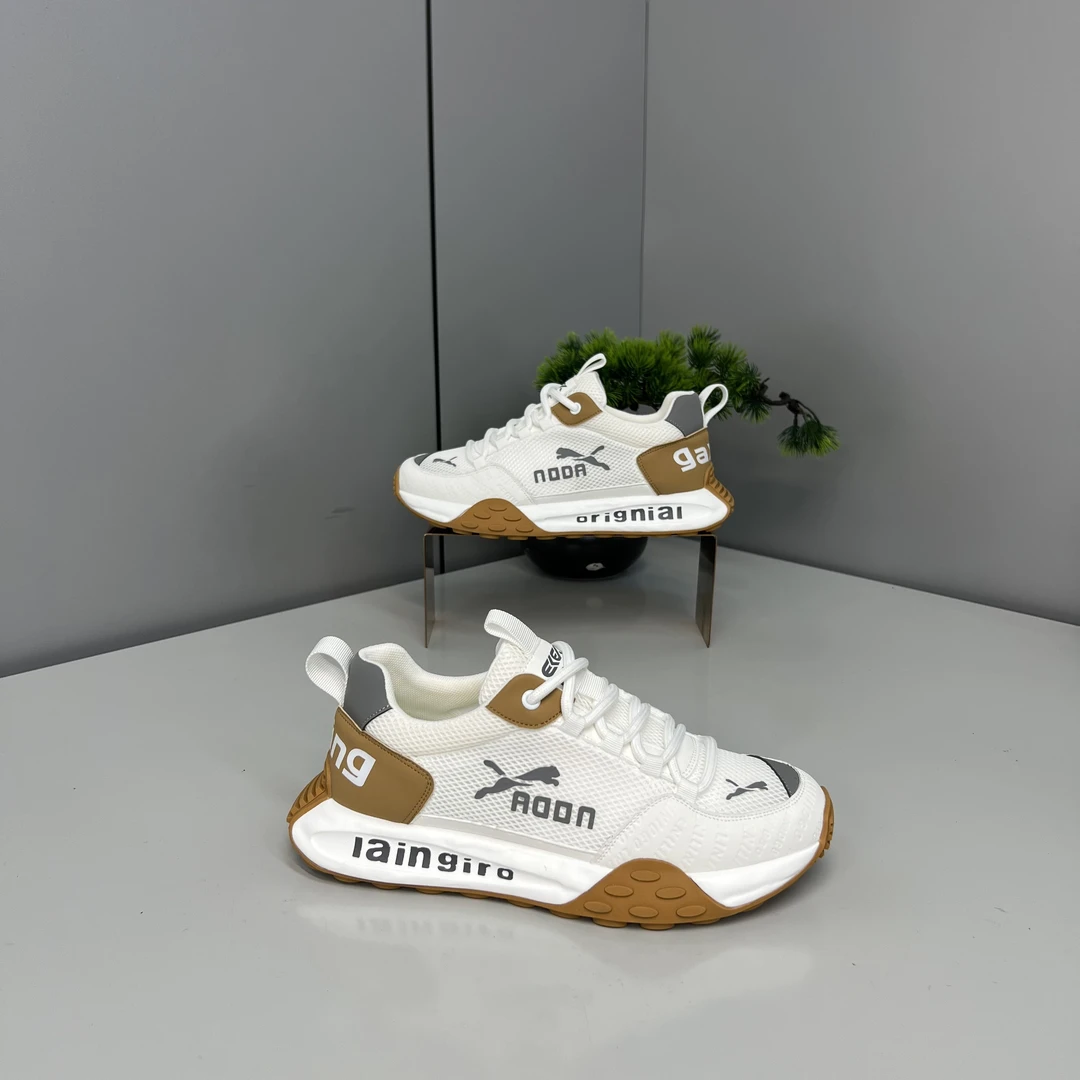 透气厚底低帮平跟增高时尚休闲鞋夏季时尚男鞋百搭潮鞋轻奢软底