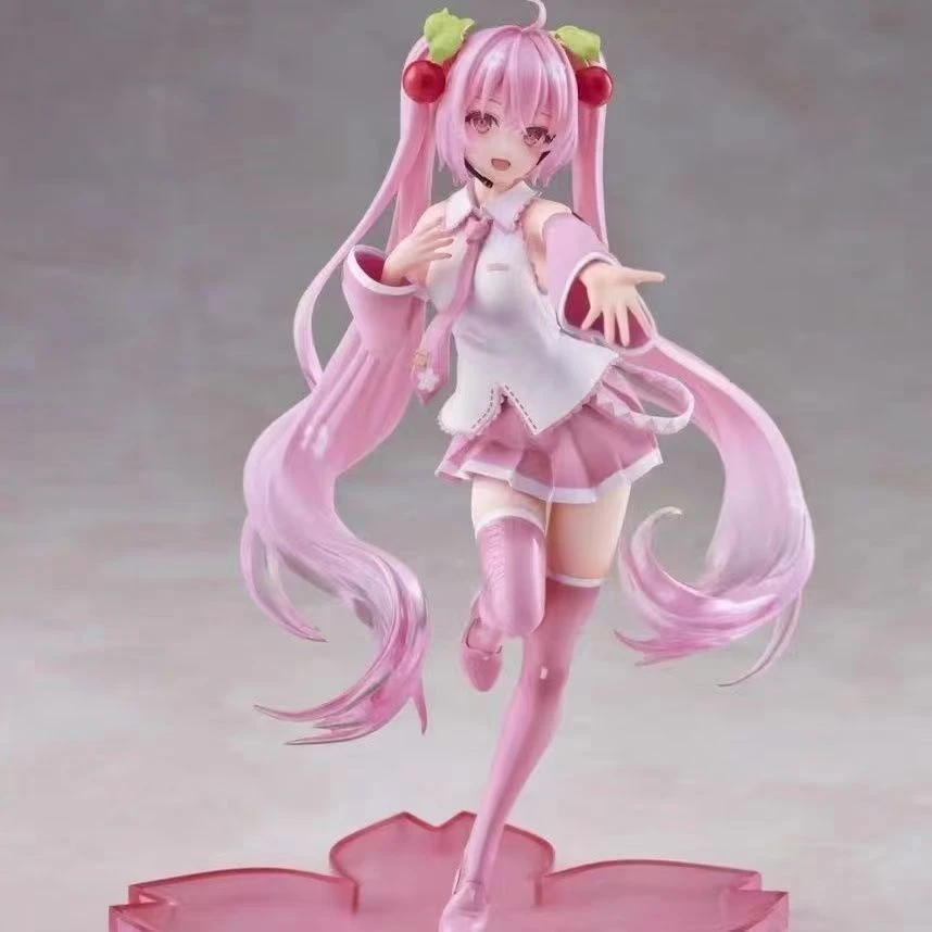 三代樱花初音未来手办公主殿下二次元动漫美少女桌面机箱摆件礼物