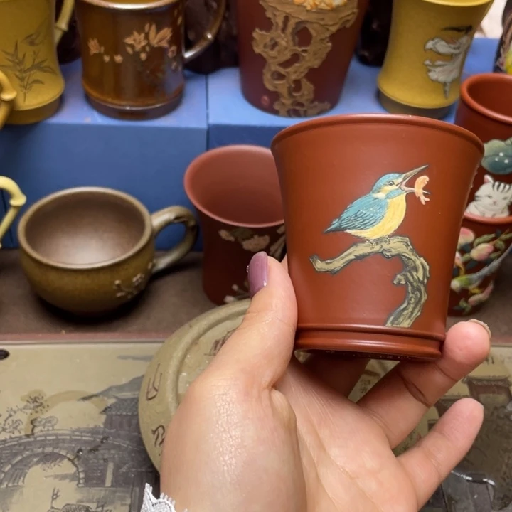 紫砂茶杯紫砂主人杯